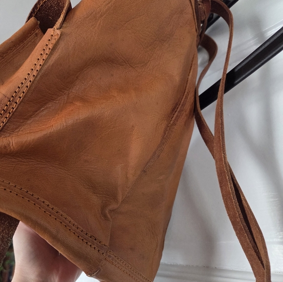 Soft Leather Backpack From Mexico - Picture 4 of 8